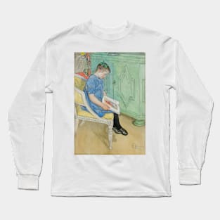 Anna-Johanna by Carl Larsson Long Sleeve T-Shirt